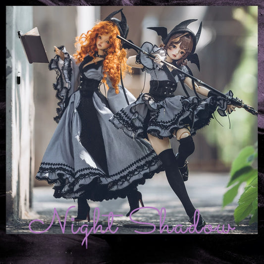 Large 1/4 BJD Gothic Lolita Outfit Set