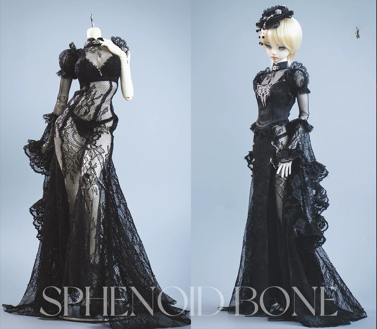 (Pre-order) Mysterious Lace Doll Outfit Set for 1/3 & 1/4 BJD