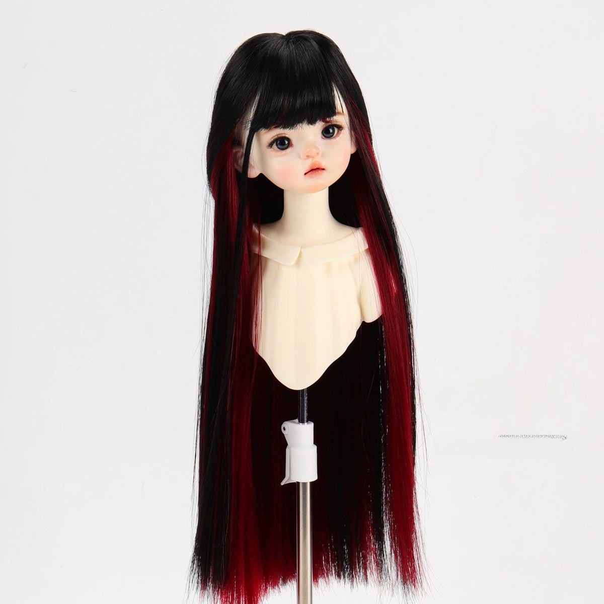 Two-Tone Long BJD Wig with Bangs – 1/3, 1/4, 1/6