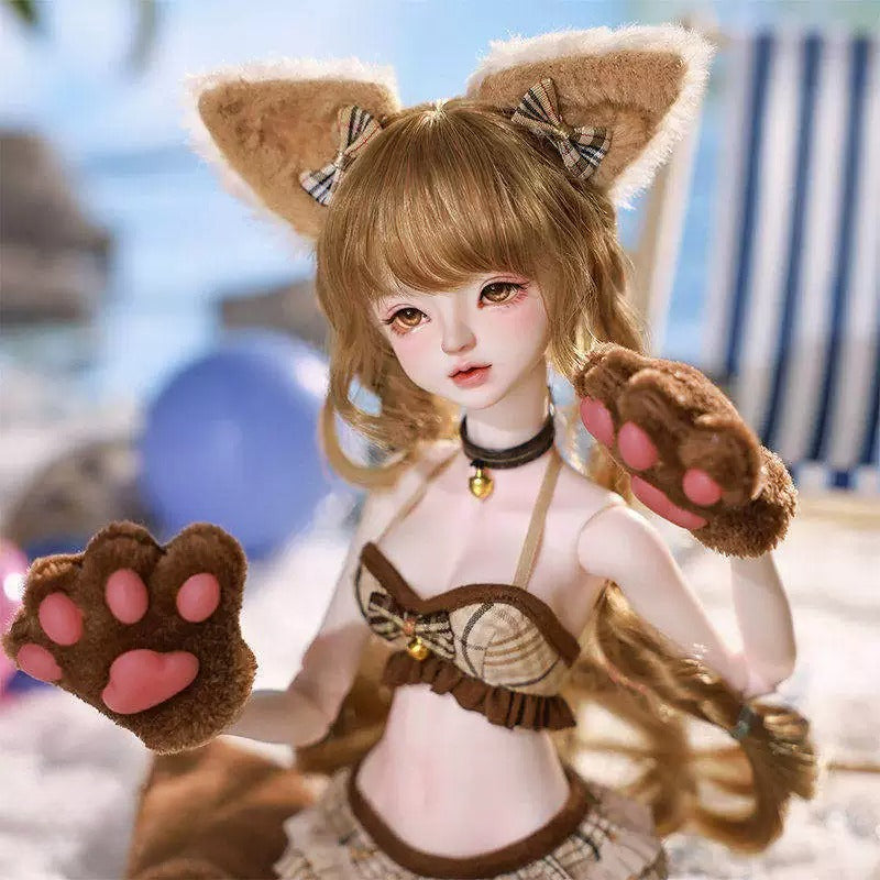 1/4 BJD Resin Doll "Sūsū" - 4-Point SD Ball-Jointed Figure