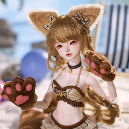 1/4 BJD Resin Doll "Sūsū" - 4-Point SD Ball-Jointed Figure