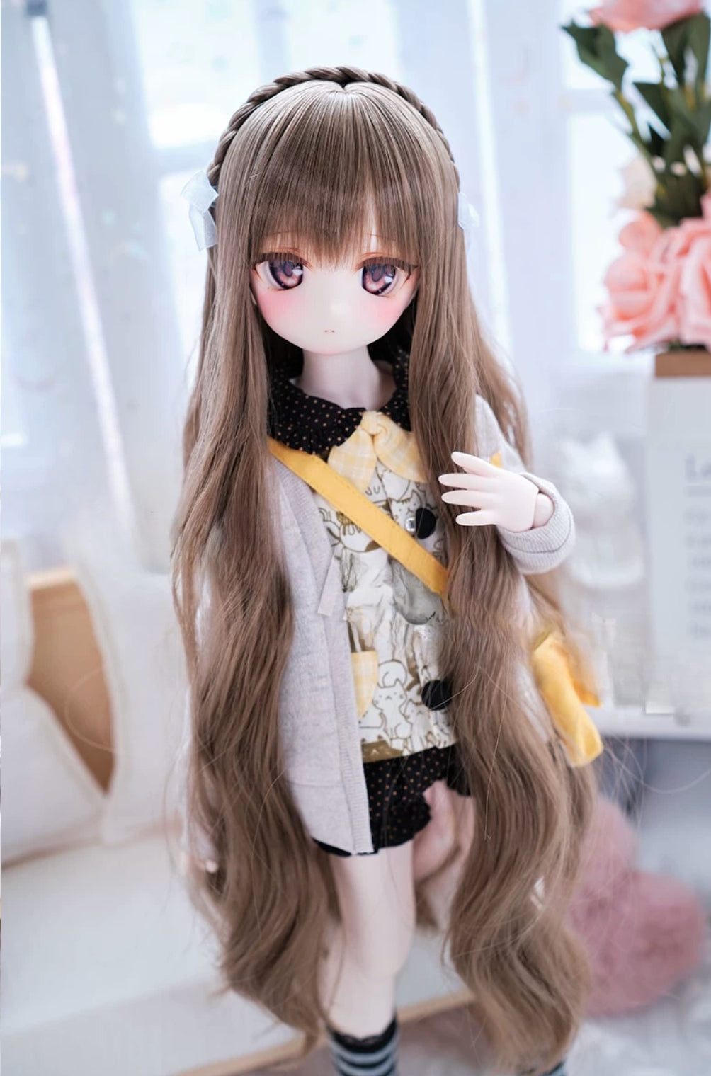 High Temp Braided Bow Curly Wig | 1/3&1/4&1/6 | [MDD]