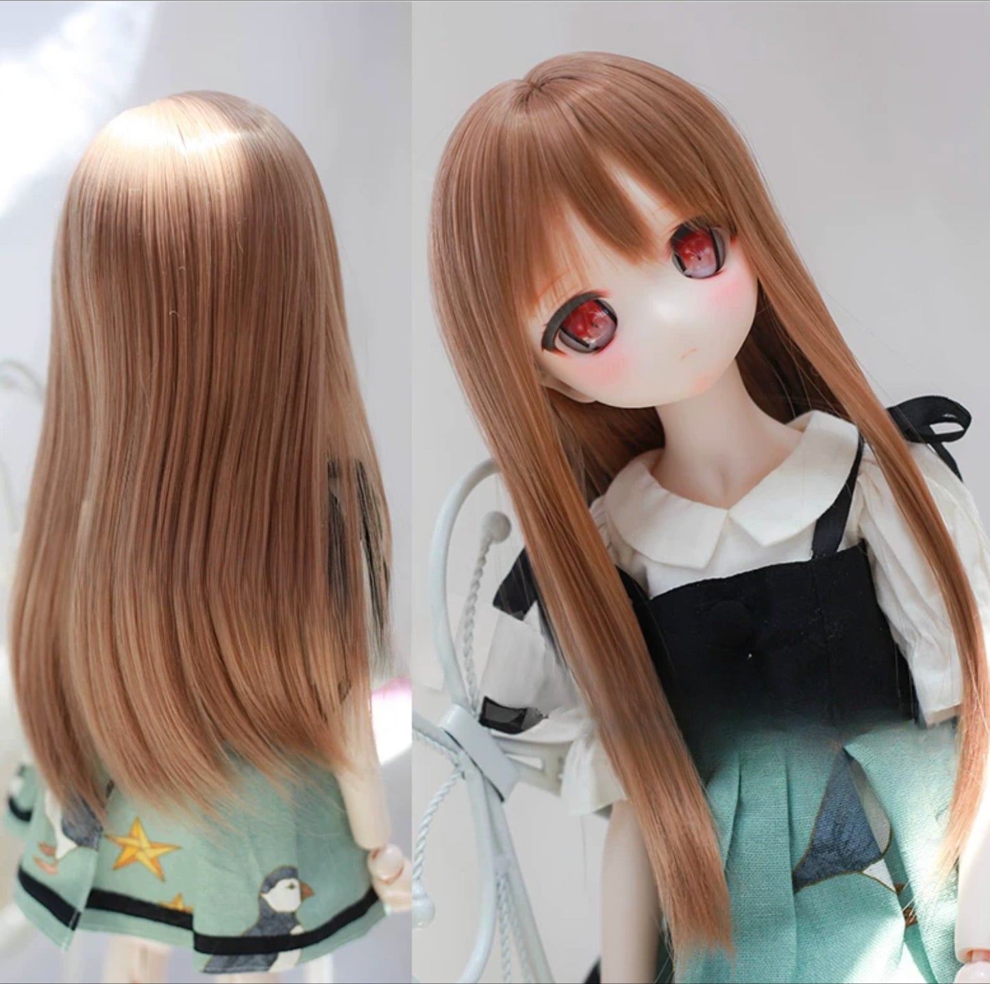High Temp Thin Bang Straight Full Scalp Wig | 1/3&1/4 | [DD MDD TF]