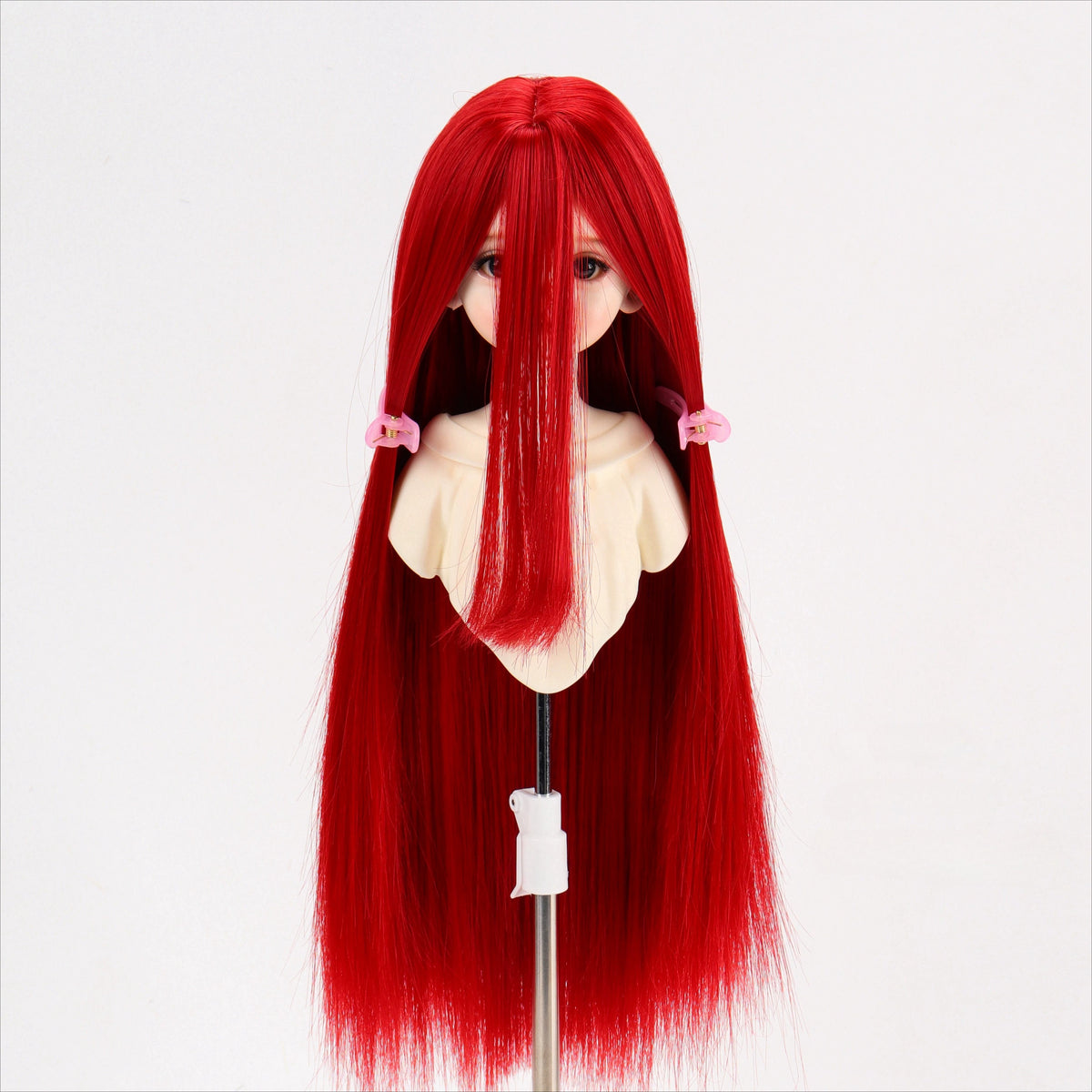 Soft Heat-Resistant BJD/SD Wig with Long Layered Bangs – 1/3, 1/4 & 1/6