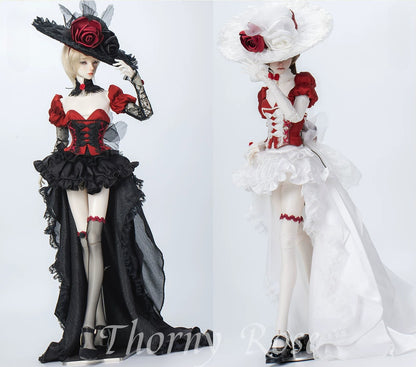 Standard & Large 1/4 BJD Elegant Formal Gown Outfit Set
