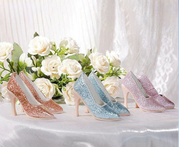 BJD Doll Shoes – 1/4 Handmade High Heels for Girl Dolls, Multi-Color