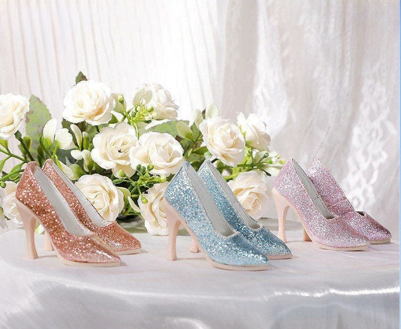 BJD Doll Shoes – 1/4 Handmade High Heels for Girl Dolls, Multi-Color
