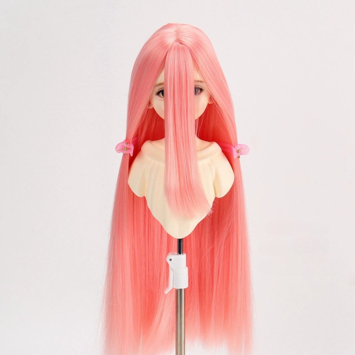 Soft Heat-Resistant BJD/SD Wig with Long Layered Bangs – 1/3, 1/4 & 1/6