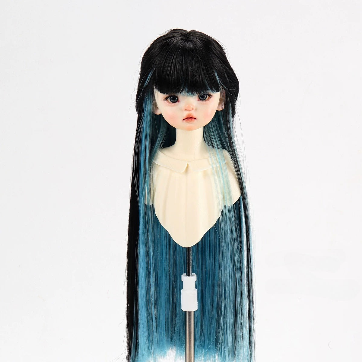 Two-Tone Long BJD Wig with Bangs – 1/3, 1/4, 1/6