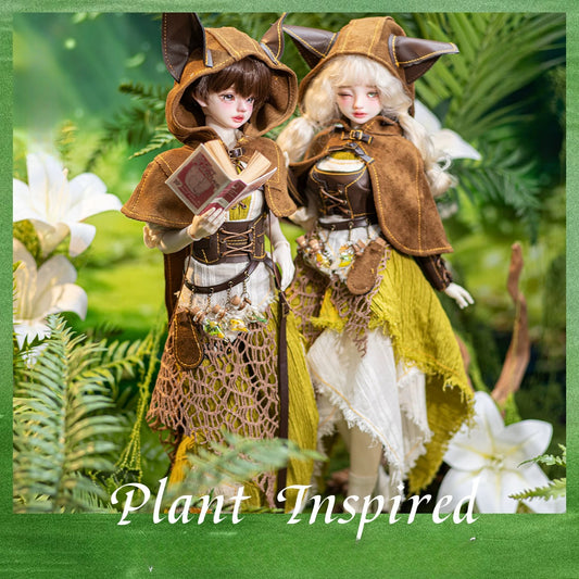 Forest Green 1/4 BJD MSD Couple Matching Outfit Set