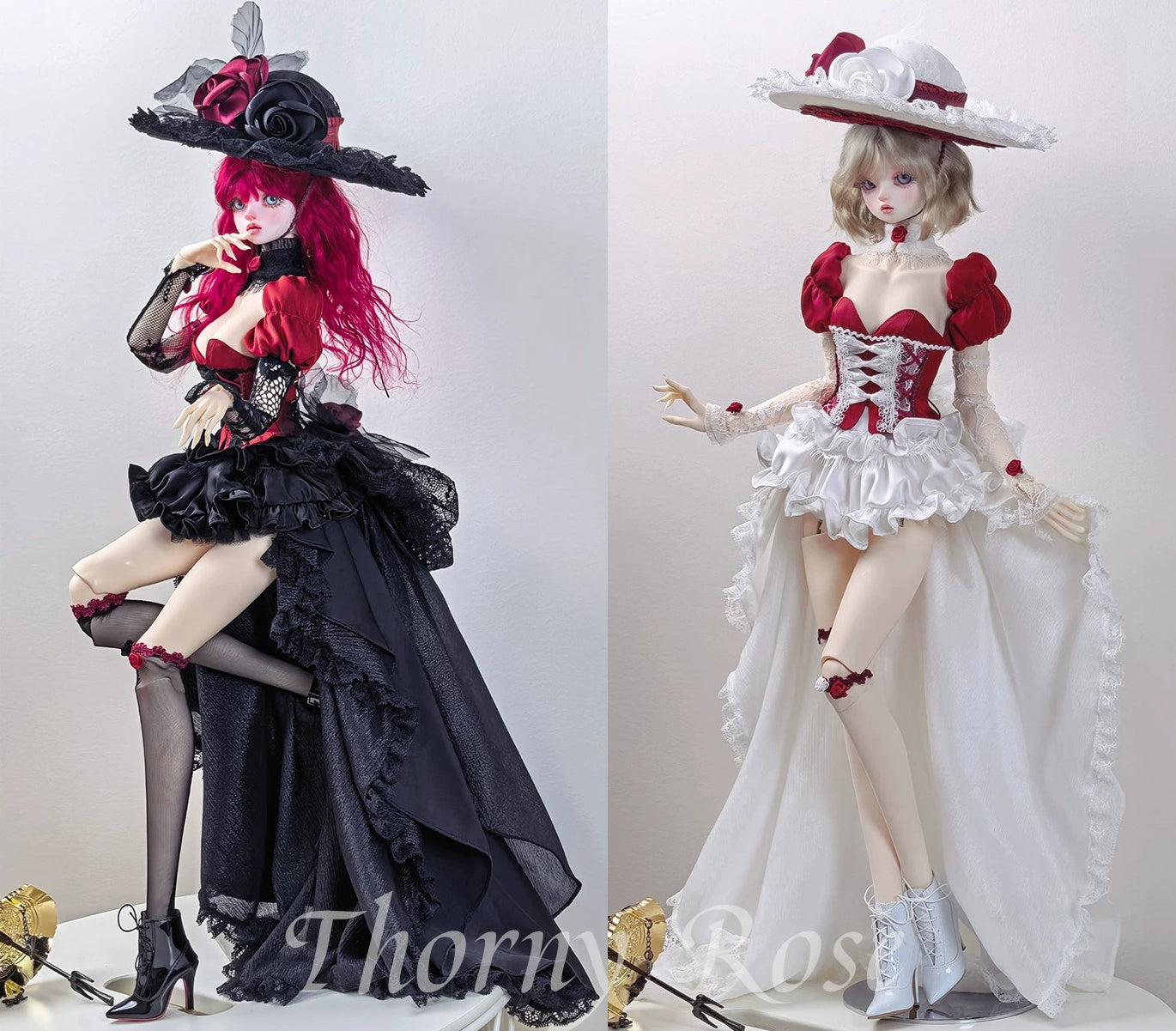 Standard & Large 1/4 BJD Elegant Formal Gown Outfit Set