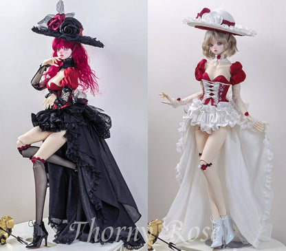 Standard & Large 1/4 BJD Elegant Formal Gown Outfit Set
