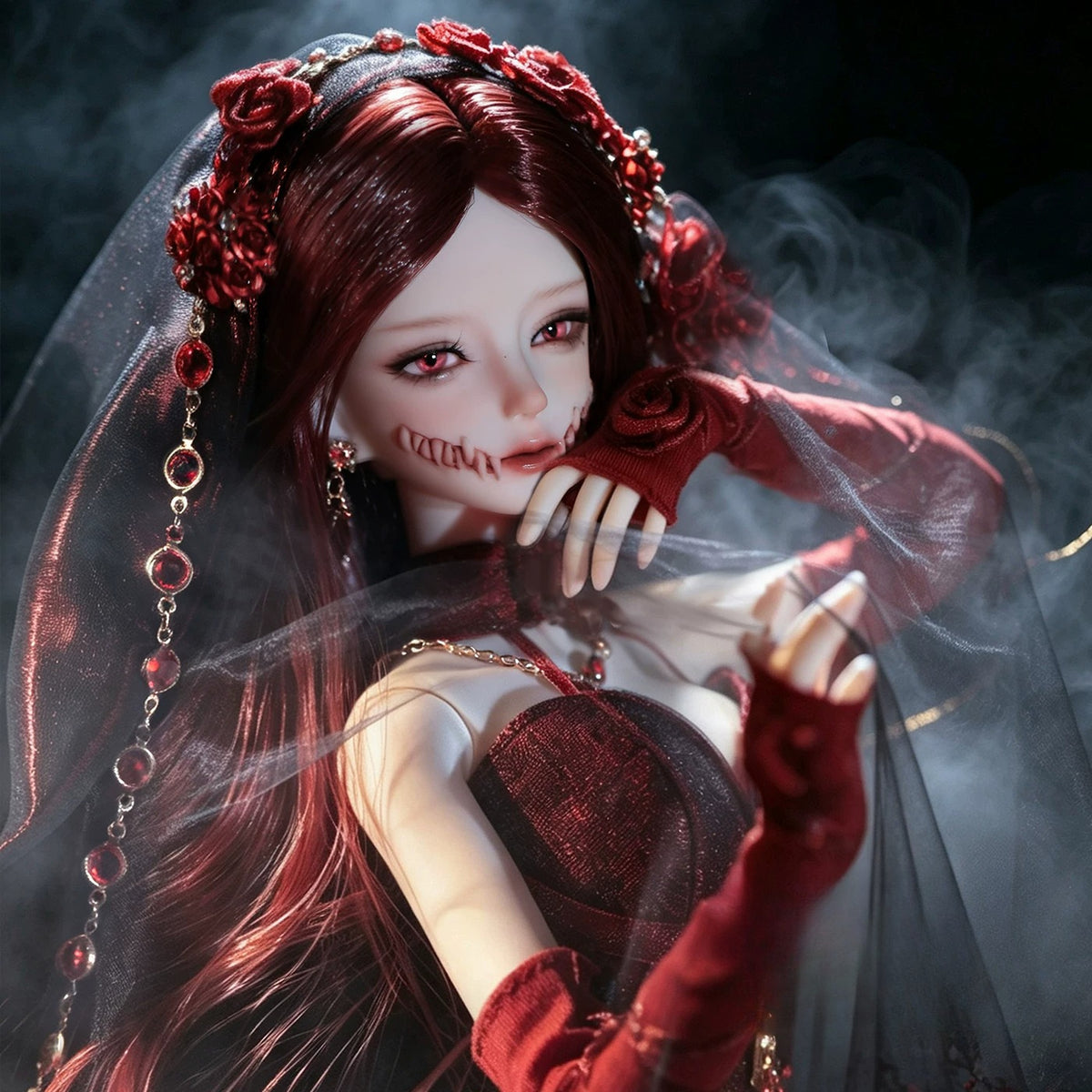 Letha BJD Doll – 1/4 Gothic Dark Victorian Vintage Girl
